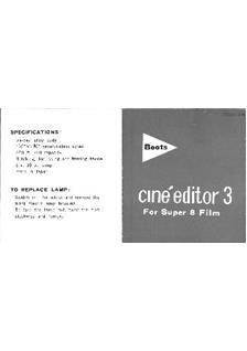 Boots Chemist Editor 3 manual. Camera Instructions.